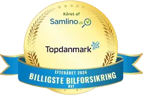 medalje med udbyders logo og hvilken award de har vundet