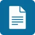 Ikon af registreringsattest med bildata brugt til beregning af bilforsikring