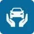 Ikon af forsikringsdokument, der symboliserer lovpligtig ansvarsforsikring i motorregistret