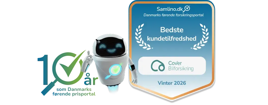 Cover bilforsikringspriser uddelt af Samlino.dk for vinteren 2026