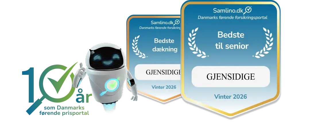 Gjensidige bilforsikringspriser uddelt af Samlino.dk for vinteren 2026