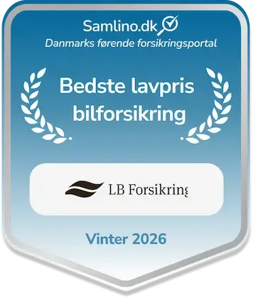 Bedste lavpris bilforsikring awards uddelt af Samlino.dk