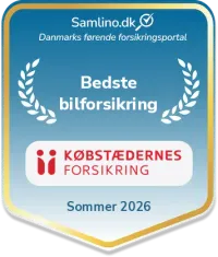 Samlino.dk Award Sommer 2026 - Bedste bilforsikring